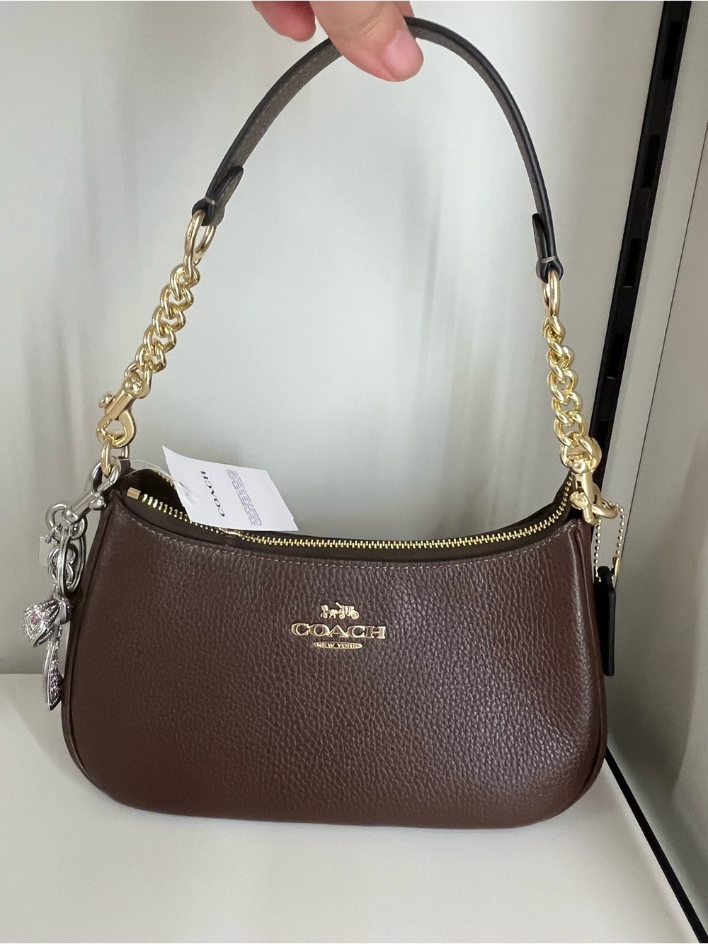 NWT Coach Teri Shoulder Bag Maple